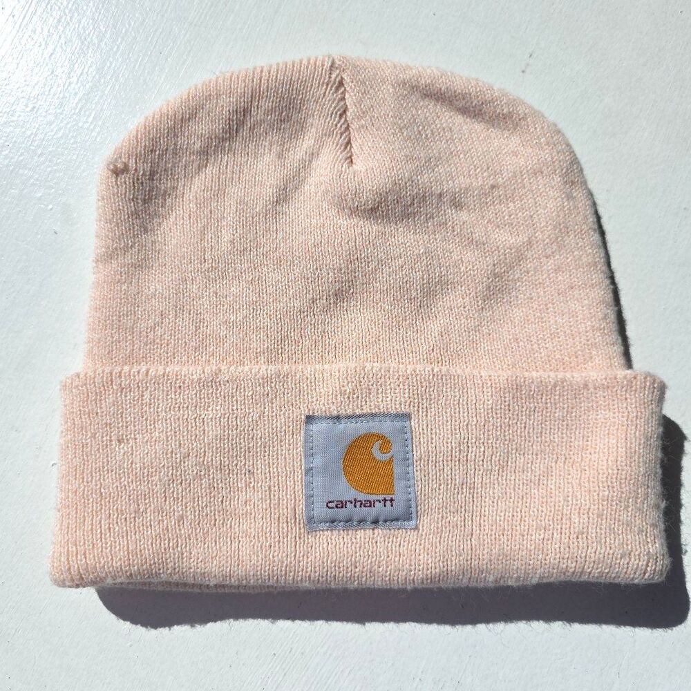 Carhartt Beanie Knit Unisex One Size, pale blush/pink color